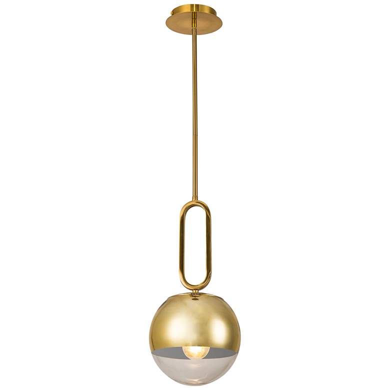 Prospect 9 3/4" Wide Clear Glass Gold Mini Pendant Light