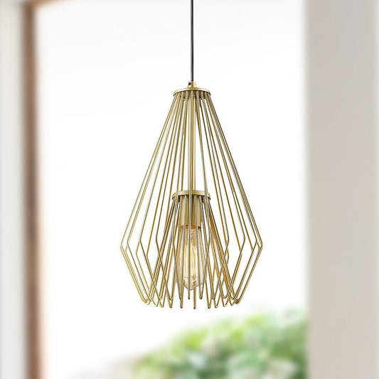 Quintus 9 1/4" Wide Metallic Gold Mini Pendant Light