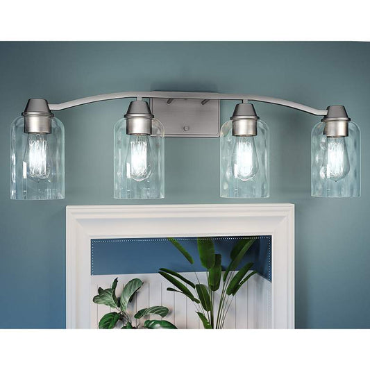 Quoizel Acacia 28" Wide Brushed Bath Light