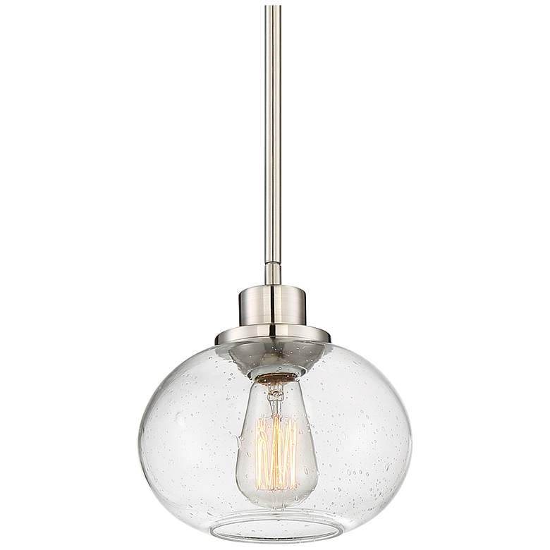 Quoizel Trilogy 8" Wide Brushed Nickel Mini Pendant