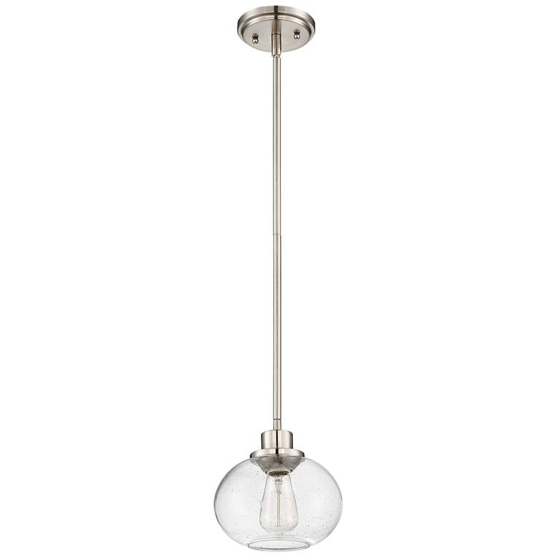 Quoizel Trilogy 8" Wide Brushed Nickel Mini Pendant