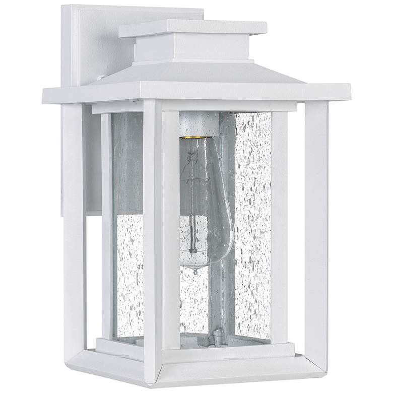 Quoizel Wakefield 11" High White Lustre Outdoor Wall Light