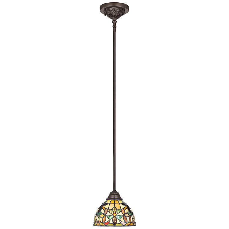 Quoizel Kami Tiffany-Style Mini Pendant Light