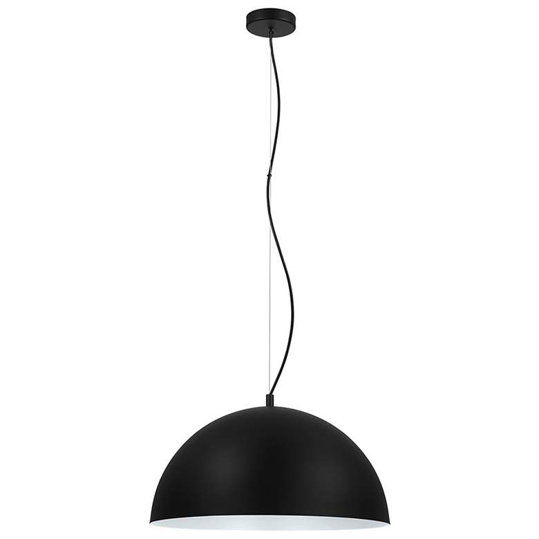 Rafaelino Structured Black Pendant