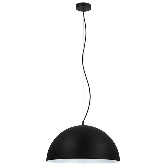 Rafaelino Structured Black Pendant