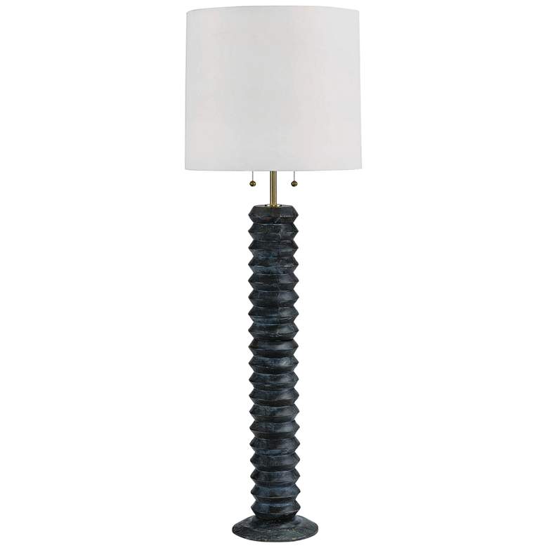 Regina Andrew Design Accordion Ebony Wood Floor Lamp