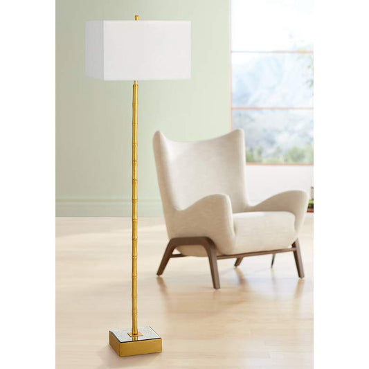 Regina Andrew Design Sarina Gold Leaf Floor Lamp