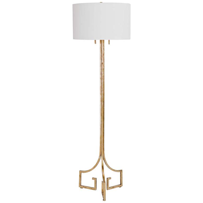 Regina-Andrew Le Chic Antique Gold Leaf Floor Lamp
