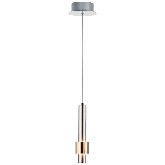 Reveal 3"W Satin Nickel Satin Brass LED Mini Pendant Light