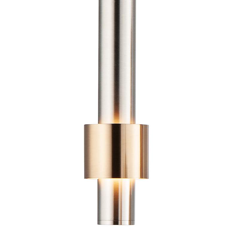 Reveal 3"W Satin Nickel Satin Brass LED Mini Pendant Light