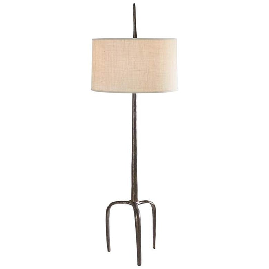 Riley Bronze Metal Tripod Floor Lamp