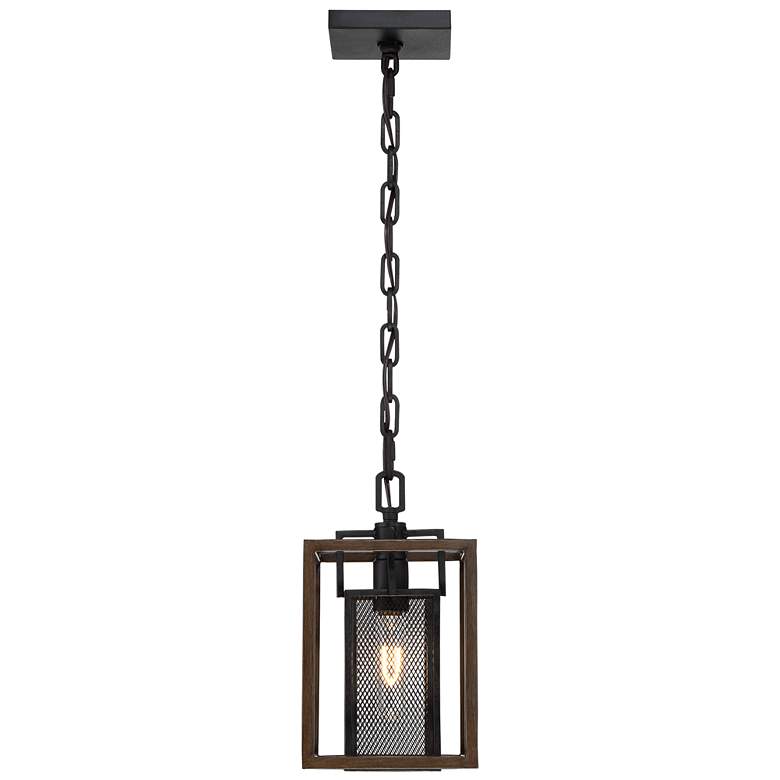 Rio Lobo - 1 Light Pendant - Dark Oak