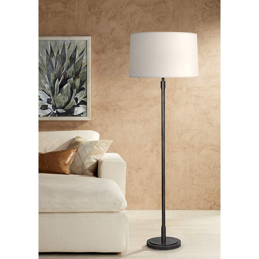 Robert Abbey Bandit Deep Patina Bronze Floor Lamp