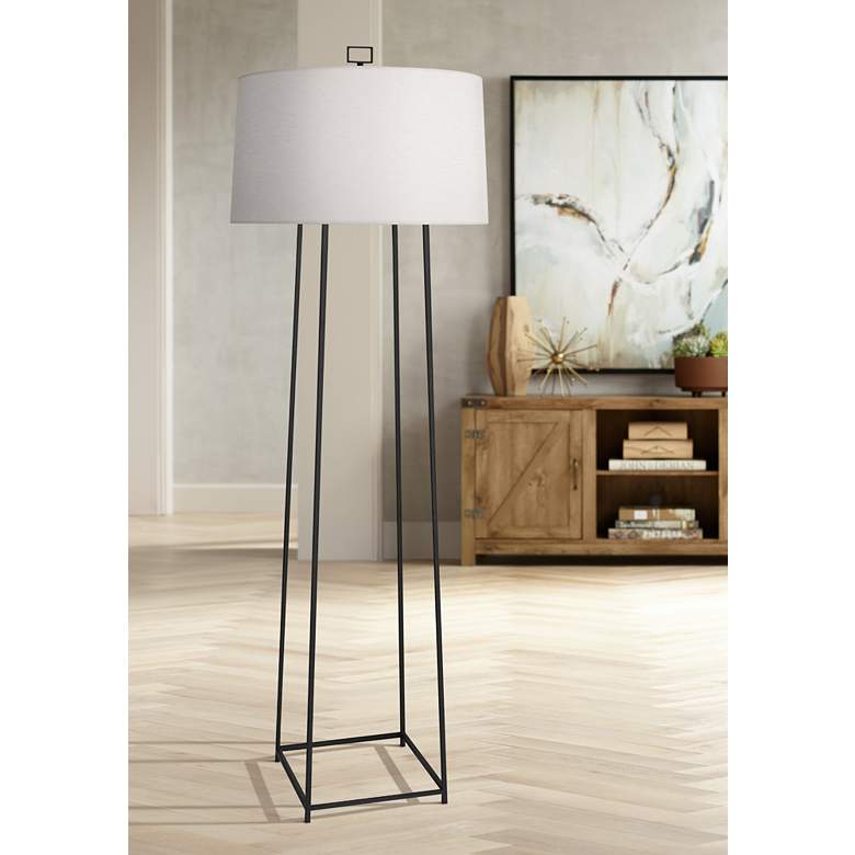 Robert Abbey Cooper Wrought Iron Floor Lamp