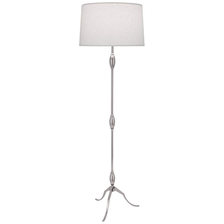 Robert Abbey Grace Floor Lamp 64" metal polished nickel