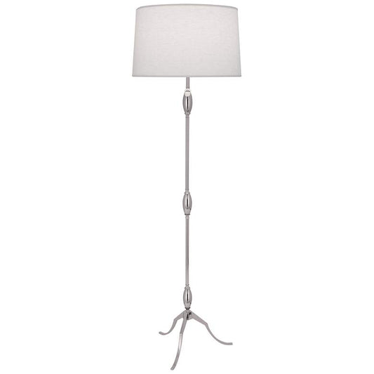 Robert Abbey Grace Floor Lamp 64" metal polished nickel