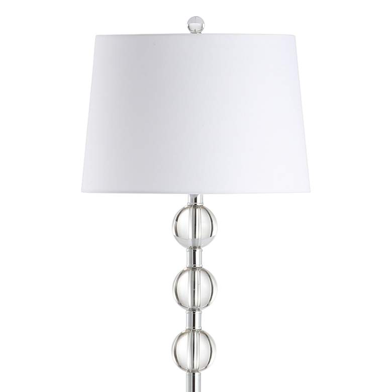 Rose Polished Chrome Metal Floor Lamp