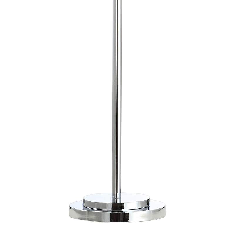 Rose Polished Chrome Metal Floor Lamp