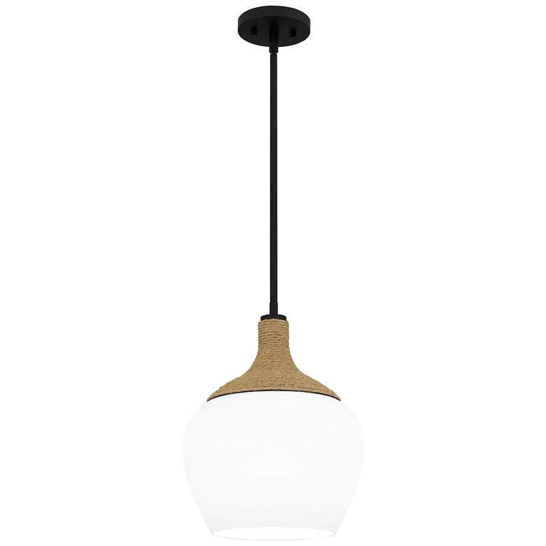 Royer 1-Light Matte Black Mini Pendant