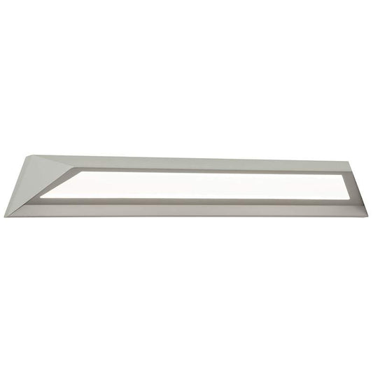 Ryland LED Vanity - Satin Nickel Finish - White Acrylic