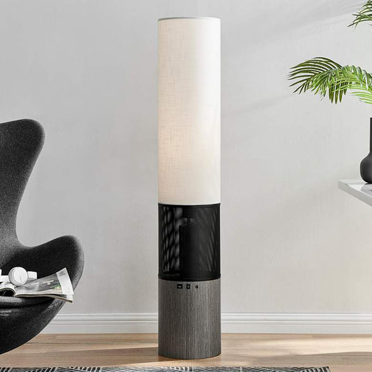 Sahirah LED Floor Lamp with Wireless Speaker and USB