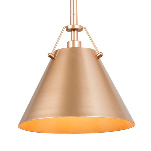 Sano 8" Wide Gold Mini Pendant Light