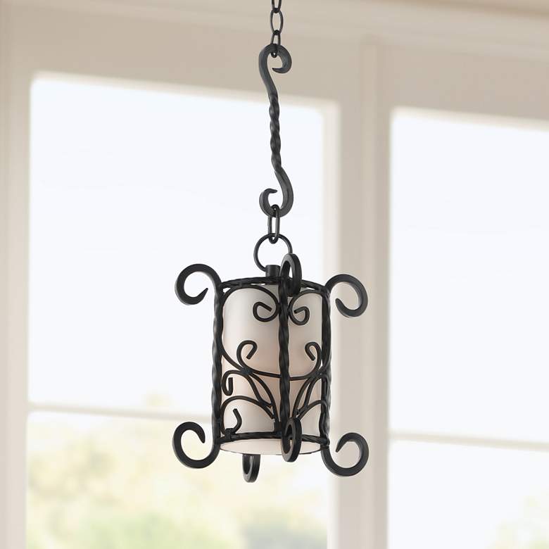 Mica Collection 7" Wide Mini Pendant Chandelier