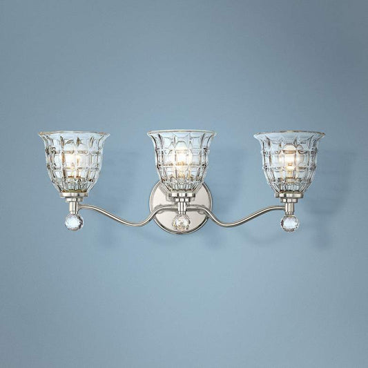 Savoy House Birone 24"W 3-Light Polished Nickel Bath Light