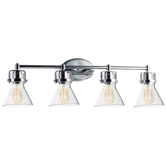 Seafarer 4-Light Bath Vanity With Bulbs