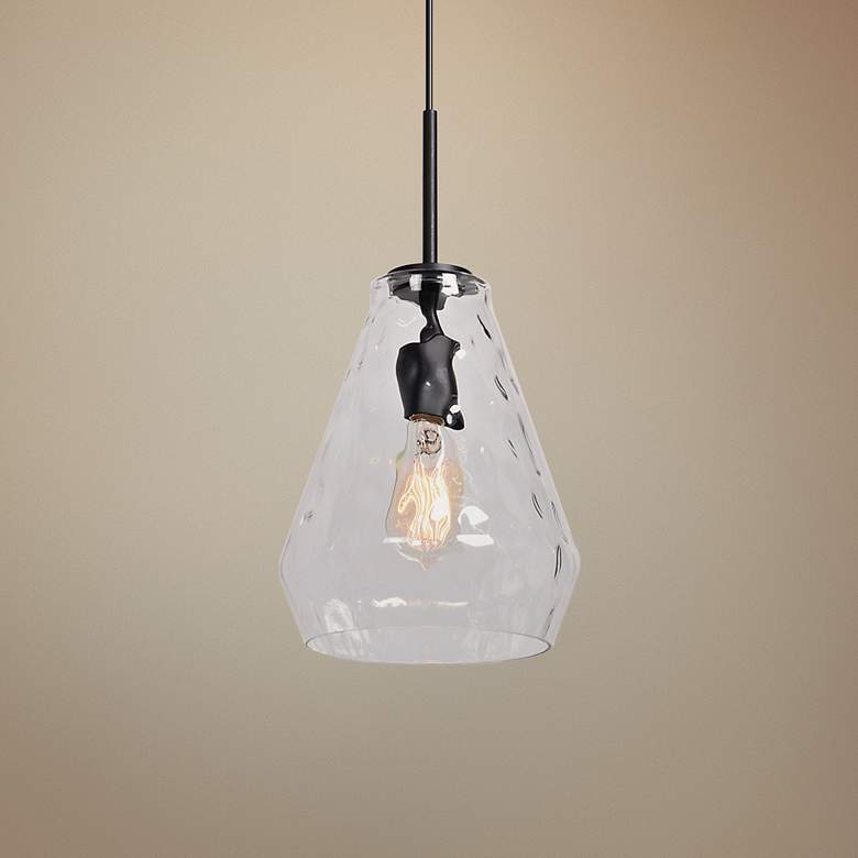 Simplicite 9" Wide Black Mini Pendant