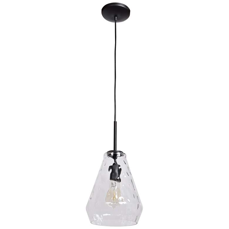 Simplicite 9" Wide Black Mini Pendant