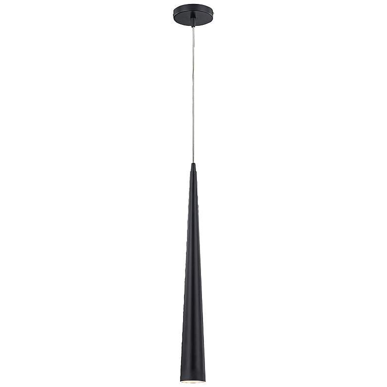 Sliver 24" High Satin Mini Pendant Light