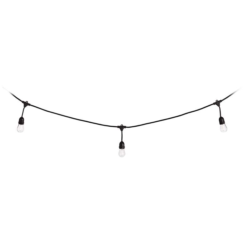 Solar Powered LED Outdoor 18-Foot String Lights with Panel