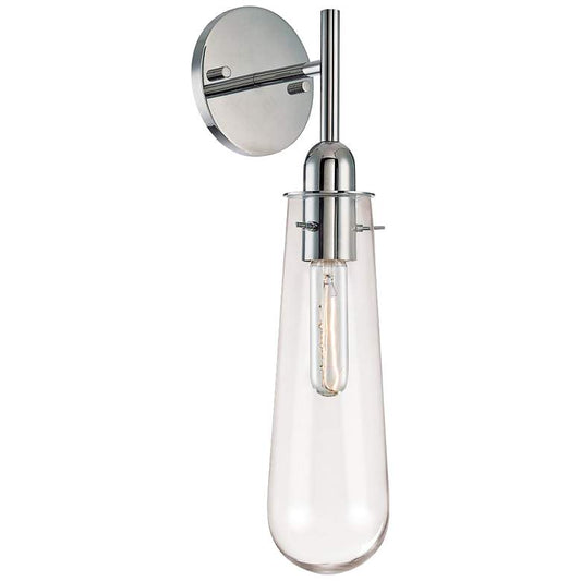 Sonneman Teardrop 19" High Polished Chrome Wall Sconce