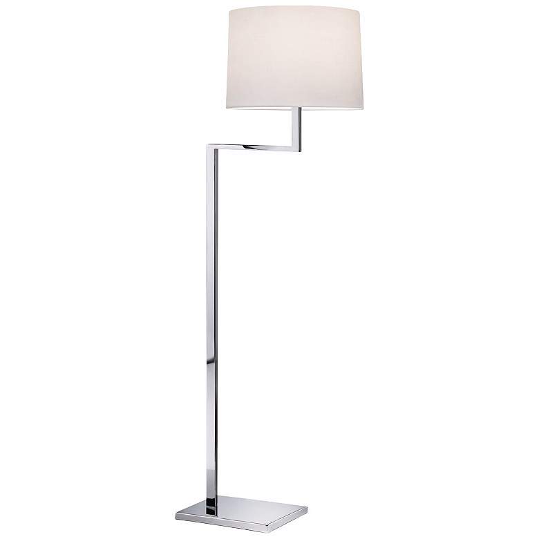 Sonneman Thick-Thin Collection Polished Chrome Floor Lamp