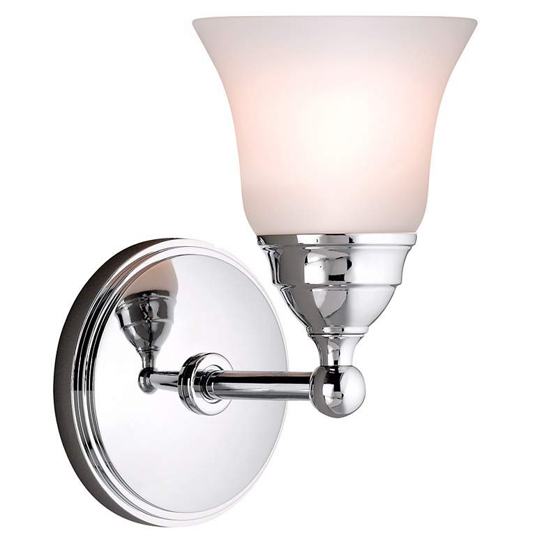 Sophie 8 1/4" High Chrome Wall Sconce