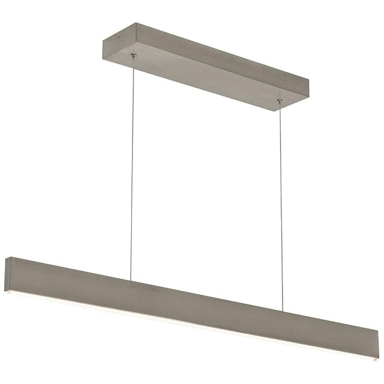 Stealth 36" Satin Nickel LED Pendant