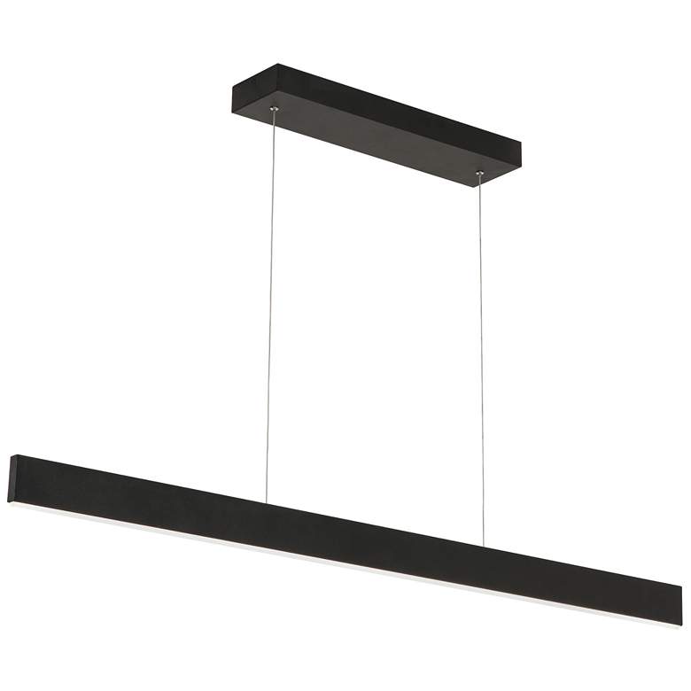 Stealth 46" Black Linear LED Pendant