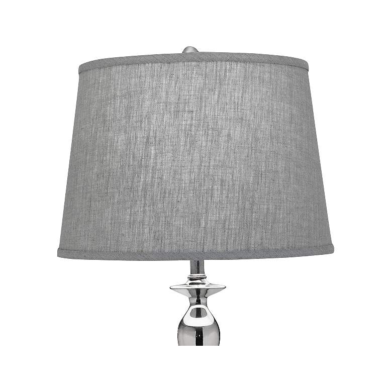 Stiffel Juliana Satin Nickel Metal Floor Lamp