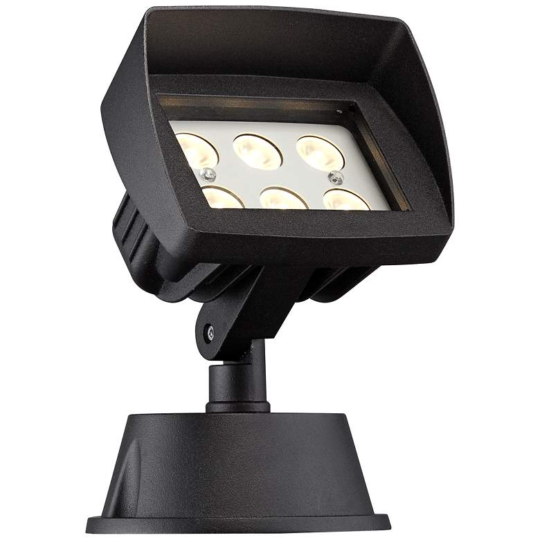 Super Duty Eastham 8" High Black LED Landscape Flood Light