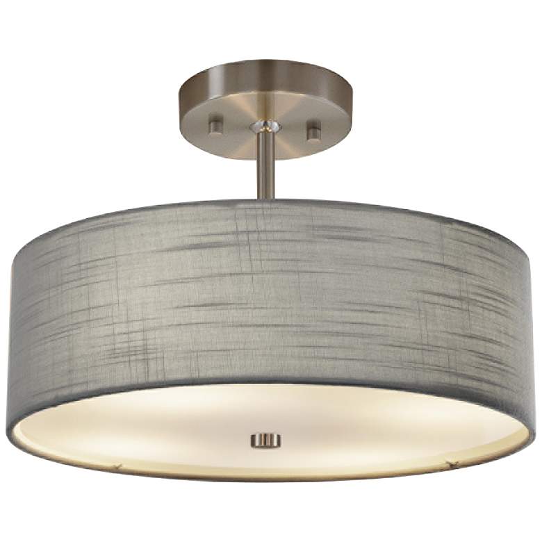 Textile™ Classic 14"W Drum Pendant Light