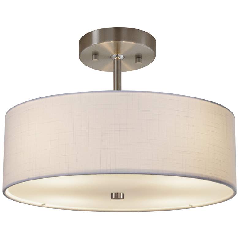 Textile™ Classic 14"W Drum Pendant Light