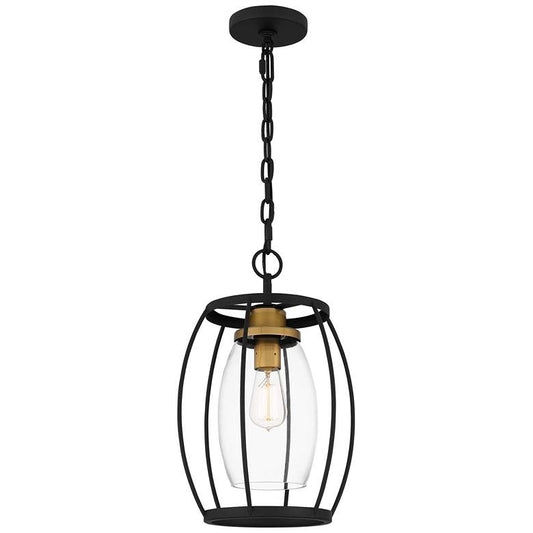 Thyme 1-Light Earth Black Mini Pendant