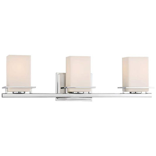 Tournee 24" Wide Chrome 3-Light Bath Light