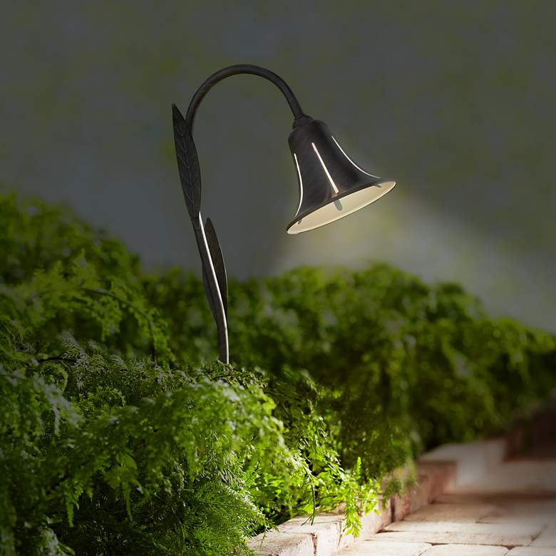 Tulip Dark Rust 10-Piece LED Path and Spot Light Set