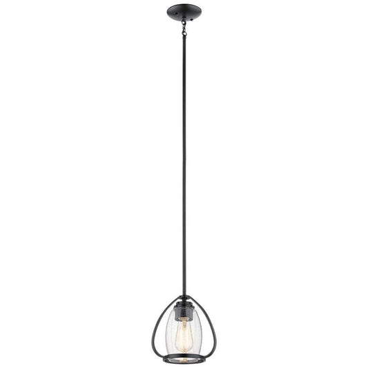Tuscany 8.75" Pendant Black