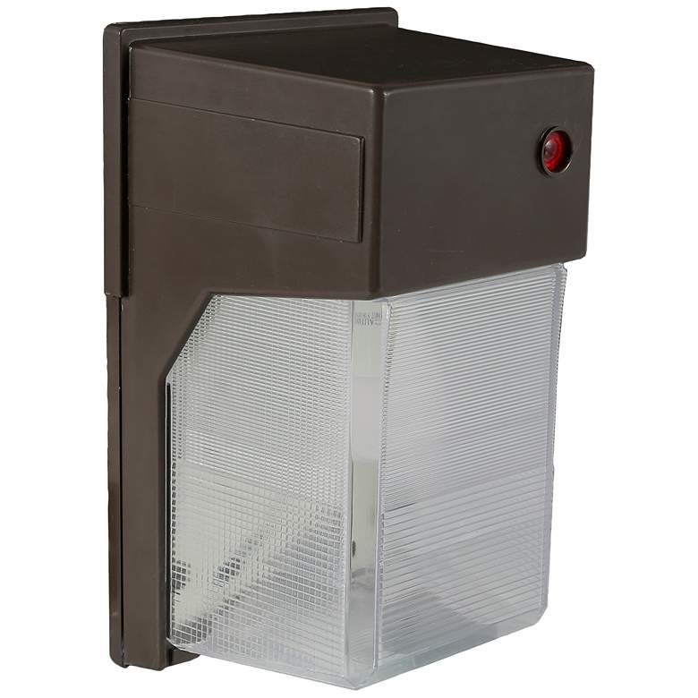 Underwood 10 3/4"H Bronze Dusk to Dawn Outdoor Flood Light