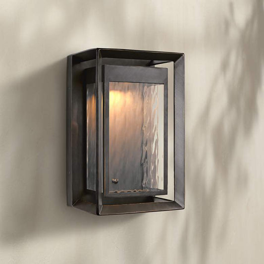 Urbandale 16 1/4" High Antique Bronze LED Outdoor Wall Light