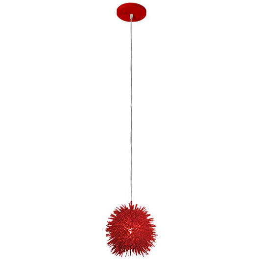 Urchin - 1 Light Pendant - Super Red