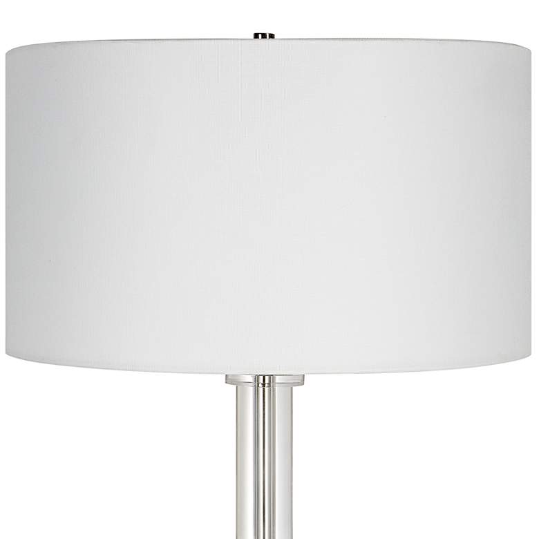 Uttermost Aurelia Luxe Nickel and Crystal Floor Lamp